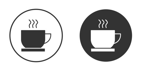 Coffee icon clipart flat designs. illustration vectors
