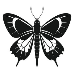 Butterfly Silhouette Vector Illustration