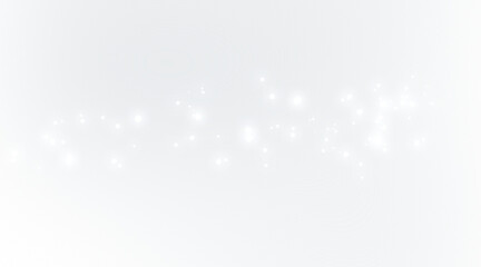 Abstract collection of shimmering bright particles and glowing light effects isolated on white background © Dynamo Art