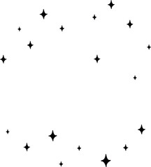 Abstract Black Stars
