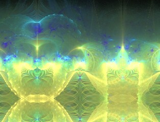 Imaginatory fractal abstract background Image