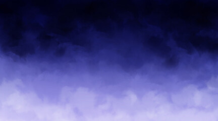 Abstract gradient of deep indigo fading into soft lavender and bright white watercolor texture