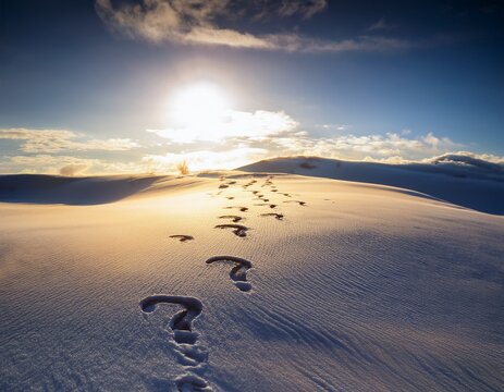 did you know question marks on white sheets intense lighting