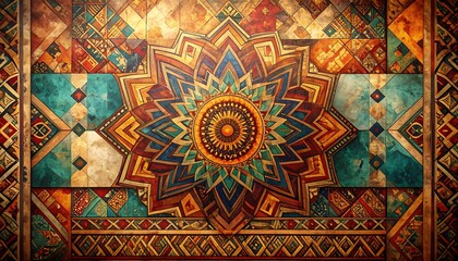 Vibrant patterned background