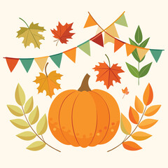 vector illustration of a pumpkin