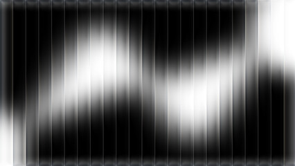 A vertical glass motion, glowing White-light, fractal glass effect gradient on a black background,...