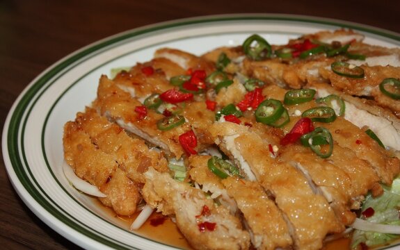 South Korean Cheongyang Chili Yuringi (Fried Chicken)