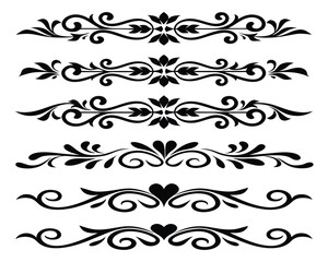 set of decorative elements for design