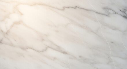 Fototapeta premium Closeup of white marble with gray veins and soft light