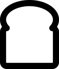 bread icon, symbol, logo