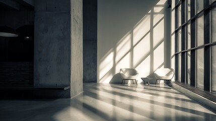 silhouette of a man in a corridor