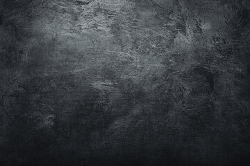 Naklejka premium Dark textured background grunge style abstract dark grey black backdrop