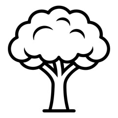 vector tree silhouette