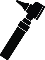 Scalable vector illustration of an otoscope medical diagnostic tool for healthcare professionals