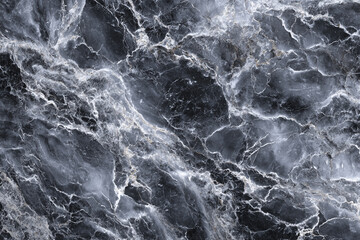 Fototapeta premium Dark marble texture with white and gold veining swirls and patterns ideal for background