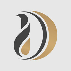 Letter D Luxury Branding Logo – Elegant Modern Monogram Design