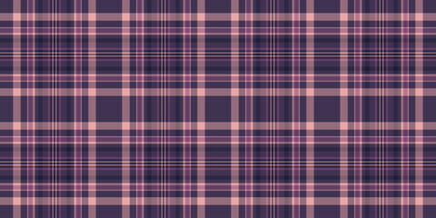 Pastel tartan plaid check, repetition texture pattern vector. Floor fabric seamless textile background in pastel and dark colors.