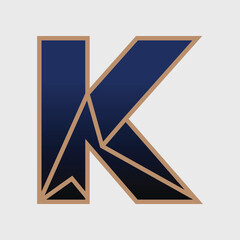 Letter K Premium Logo – Luxury Elegant Monogram Branding Design