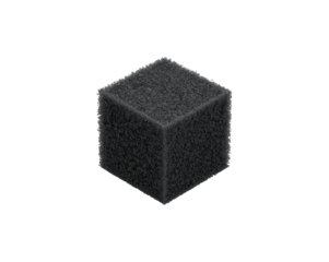 Abstract Cubism, A Monochromatic Exploration of Texture and Form within a Geometric Solid