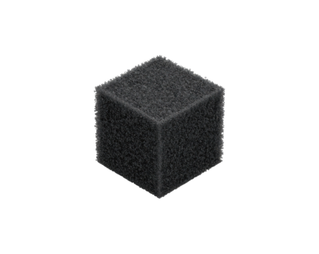 Abstract Cubism, A Monochromatic Exploration of Texture and Form within a Geometric Solid