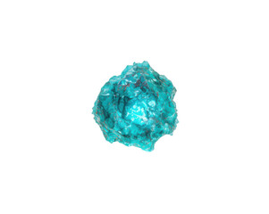 Fototapeta premium Captivating Turquoise Gemstone Formation, A Mesmerizing Mineral Specimen Displayed with Elegant Simplicity