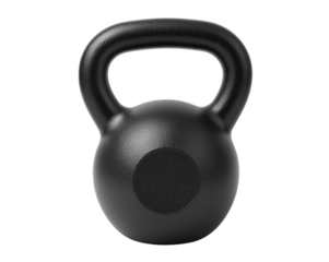 Isolated kettlebell against a minimal setting emphasizing fitness and strength equipment
