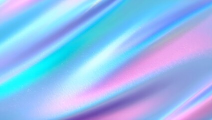Obraz premium Dreamy Holographic Foil Texture Background with Pastel Colors for Modern Design Projects