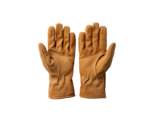 Pair of Durable Leather Work Gloves Symbolizing Hand Protection and Safety Measures