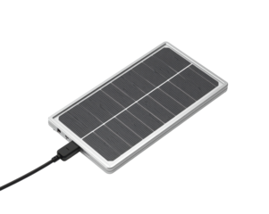 Portable solar panel with usb connection showcasing sustainable energy solutions for modern devices