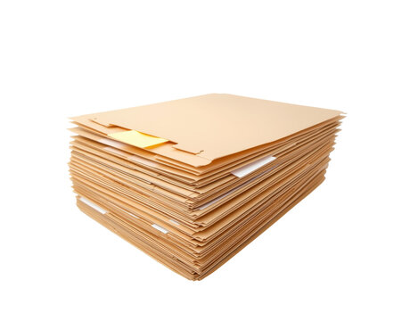 Stack of file folders organized for efficient document management and administrative duties