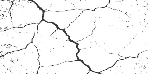 Dry earth country wall with a cracked paint grunge texture