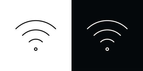 Wifi icon logo template designs.