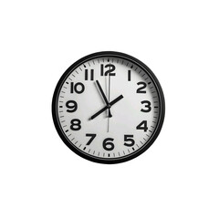 wall clock isolated on transparent 