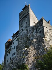 Main Tower of Bran Castle in Transylvania, Romania
