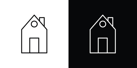 House icon logo template designs.