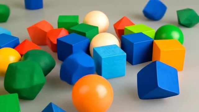 Colorful geometric shapes (2)