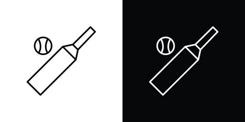 Cricket icon logo template designs.