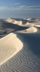 Exploring the serene beauty of desert sand dunes