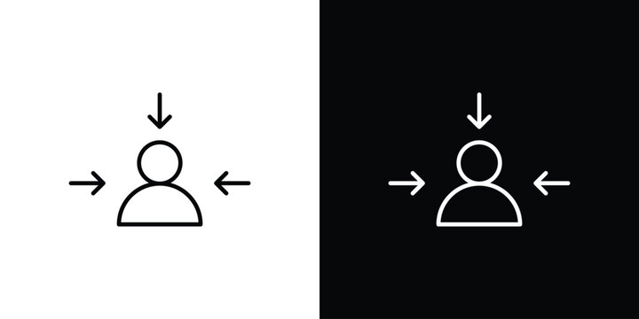 Centric consumer icon logo template designs.