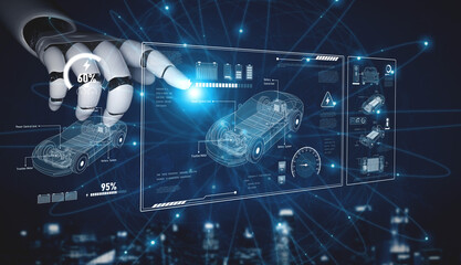 AI supports electric vehicle design by managing power systems, optimizing battery efficiency, enabling smart charging, and integrating renewable energy data Vouch