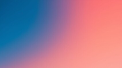 Obraz premium Smooth Gradient Background with Vibrant Colors in Blue Purple and Coral Peach Tones