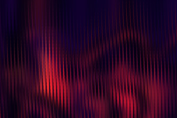 Dark Abstract Background With Deep Purple Hues And Fiery Red Streaks Through Vertical Ribbing image