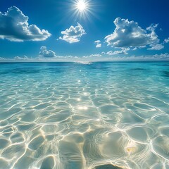 Brilliant purple red sunset painting waves along beach shoreline high resolution picture