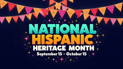 Celebrate national hispanic heritage month with festive decorations and vibrant colors