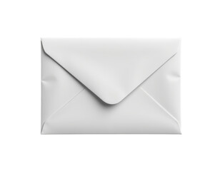 Elegant White Envelope on Transparent background for Various Uses