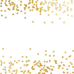 Confetti golden png element transparent background