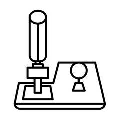 Arcade Joystick Gaming Vector Icon Technology