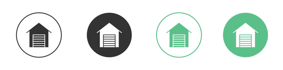 Garage icons collection in flat style. icon vector design