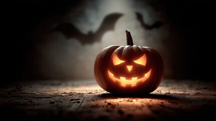Crafting the perfect halloween atmosphere with spooky pumpkins and eerie shadows