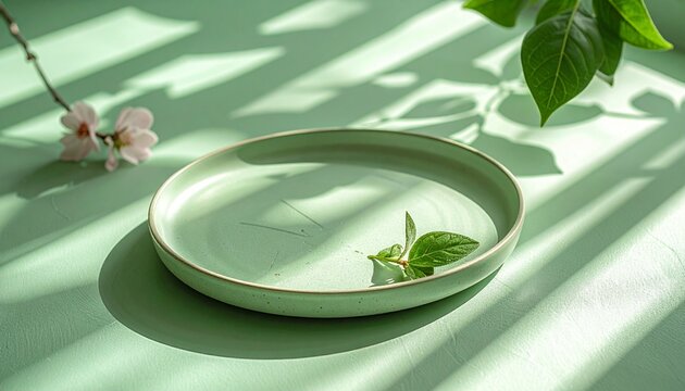 Minimal Ceramic Plate Photography